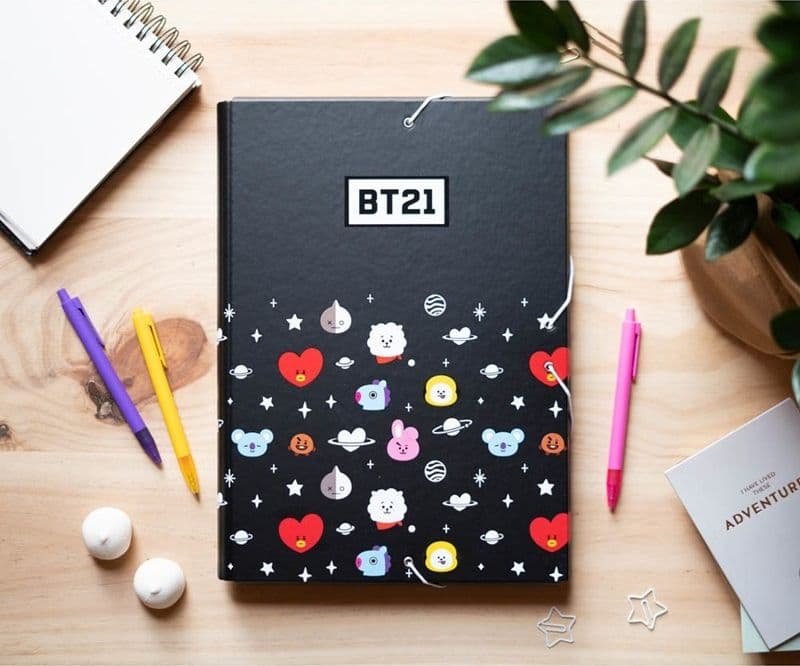 BT21 - Cartella/valigetta con elastico - 4