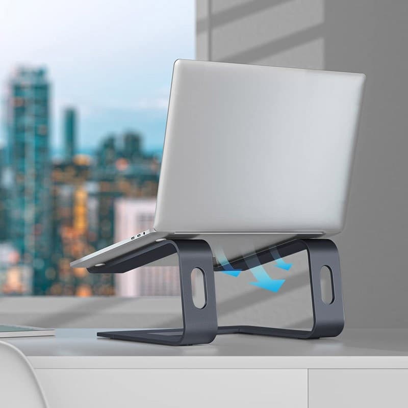 Crong AluBench – Supporto per laptop in alluminio (grafite) - 7