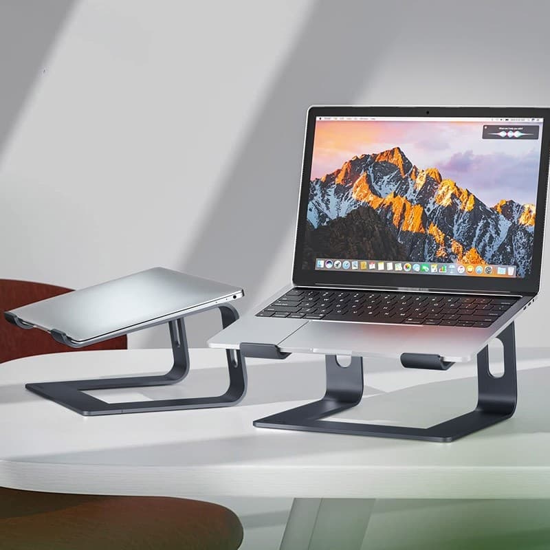 Crong AluBench – Supporto per laptop in alluminio (grafite) - 8