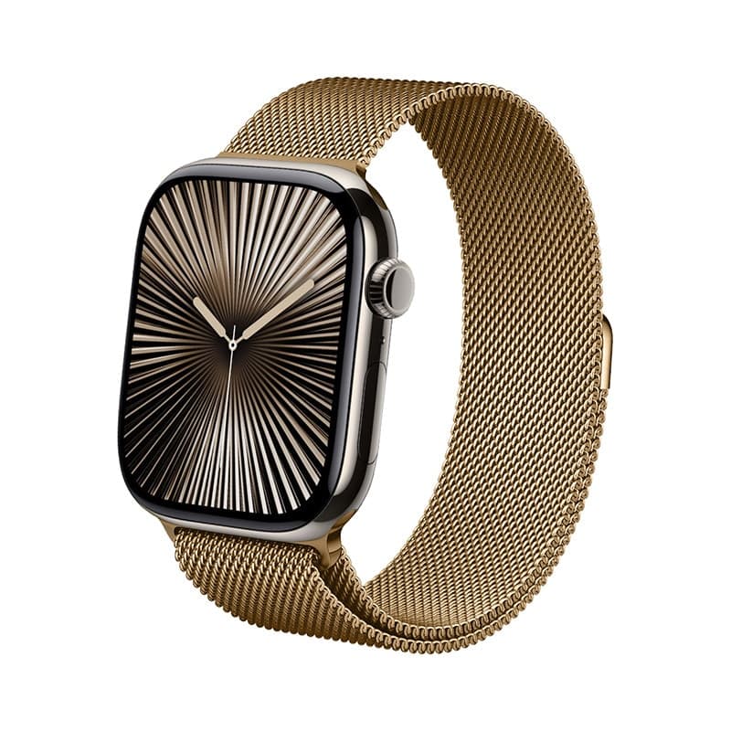 Crong Milano Steel - Cinturino in acciaio inossidabile per Apple Watch 38/40/41/42 mm (oro rosa) - 5