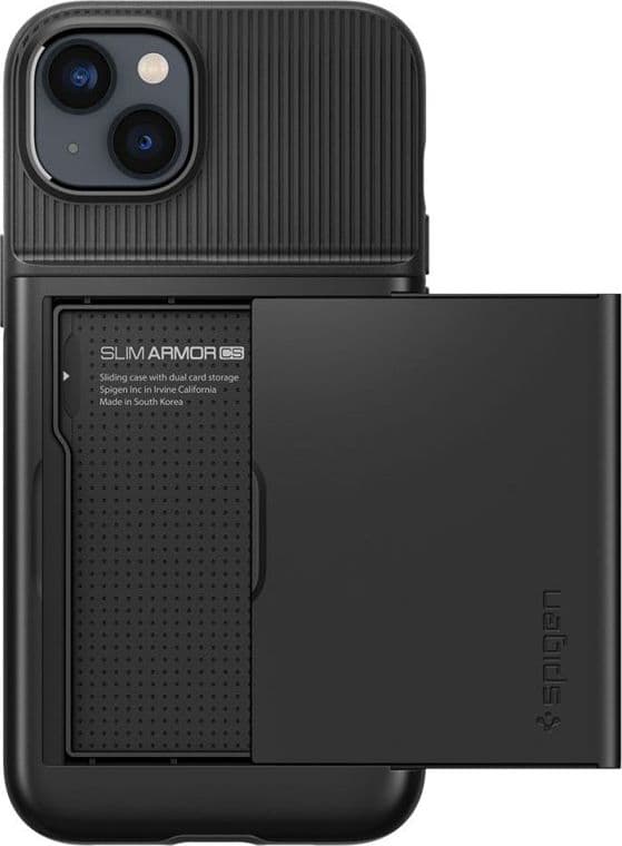 Spigen Slim Armor CS - Case for iPhone 15 Plus / iPhone 14 Plus (Black) - 3