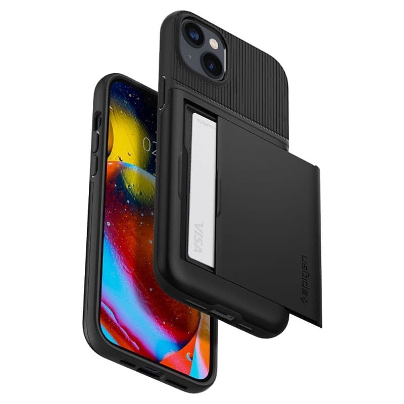 Spigen Slim Armor CS - Case for iPhone 15 Plus / iPhone 14 Plus (Black) - 8