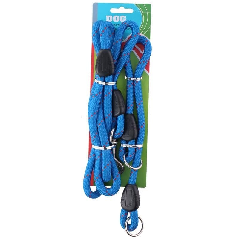 150 cm leash + 45 cm collar (blue) - 3