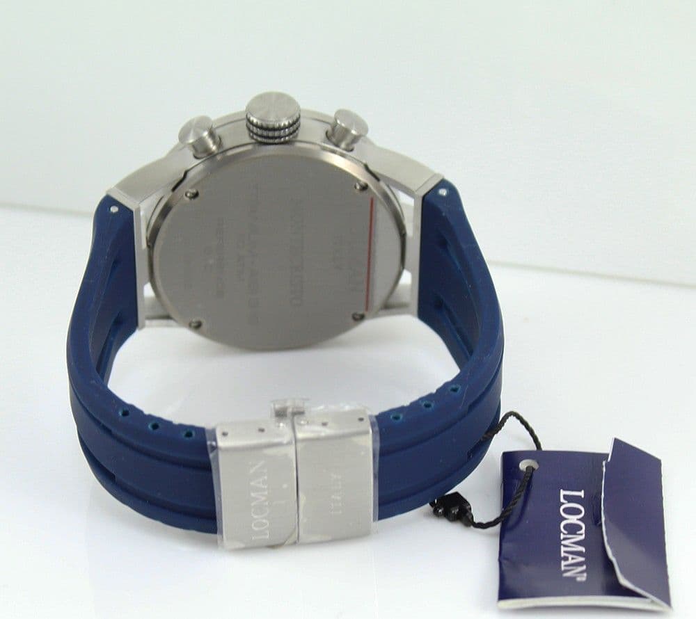 Locman Montecristo orologio cronografo blu ref 510 - 3