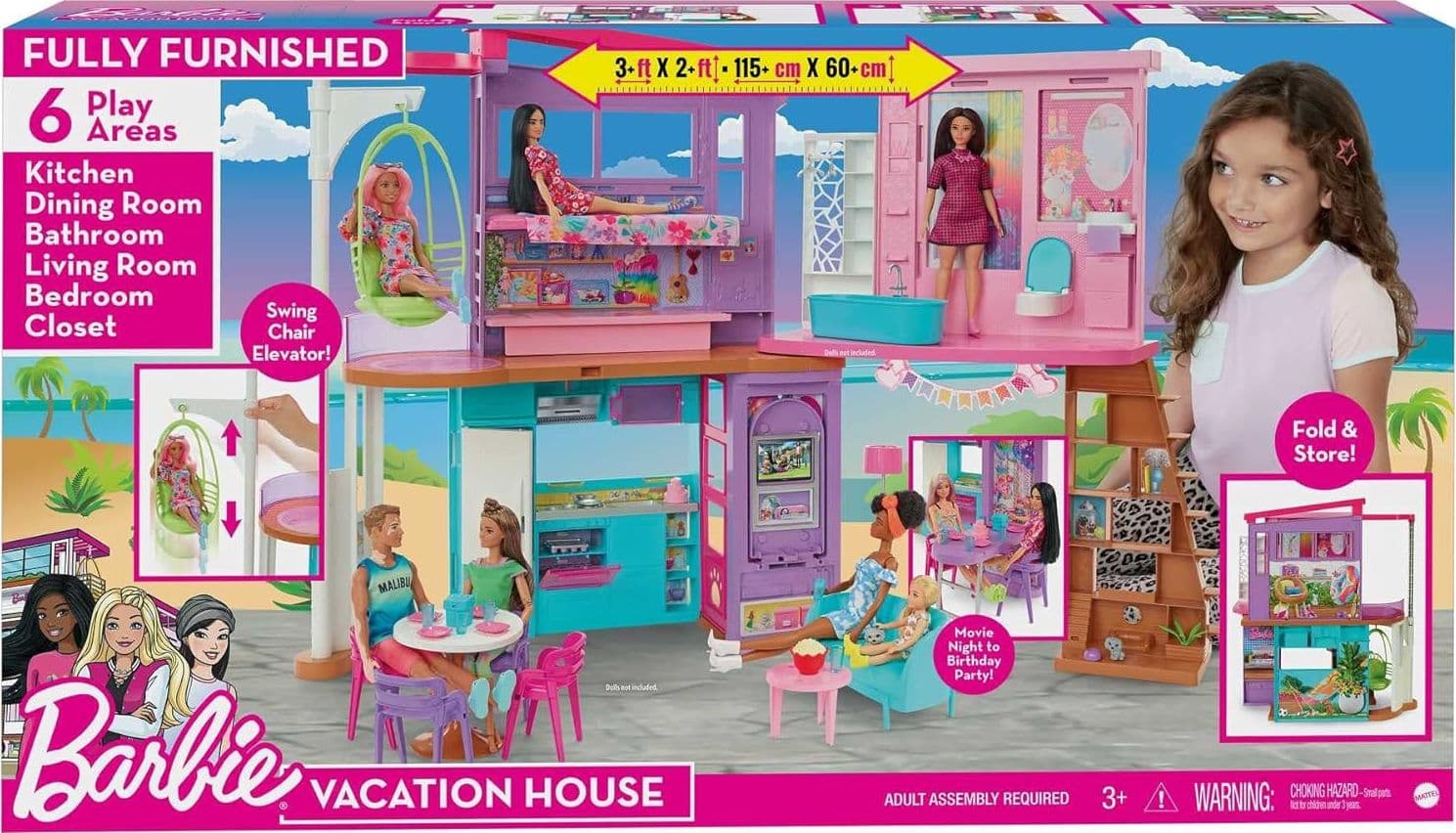 Mattel - Barbie Casa di Malibu Playset e Accessori - 6
