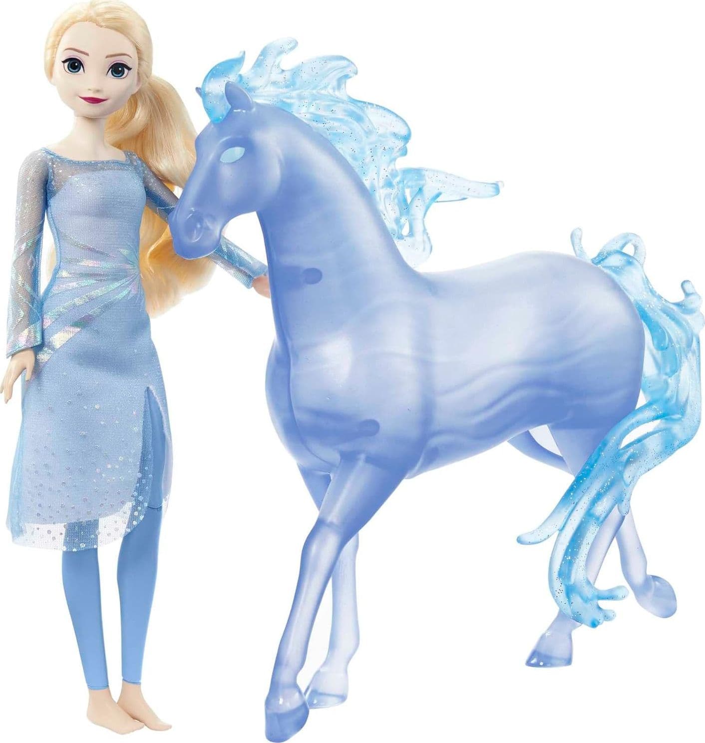 Mattel - Frozen 2 Elsa con Nokk la Creatura Acquatica - 2