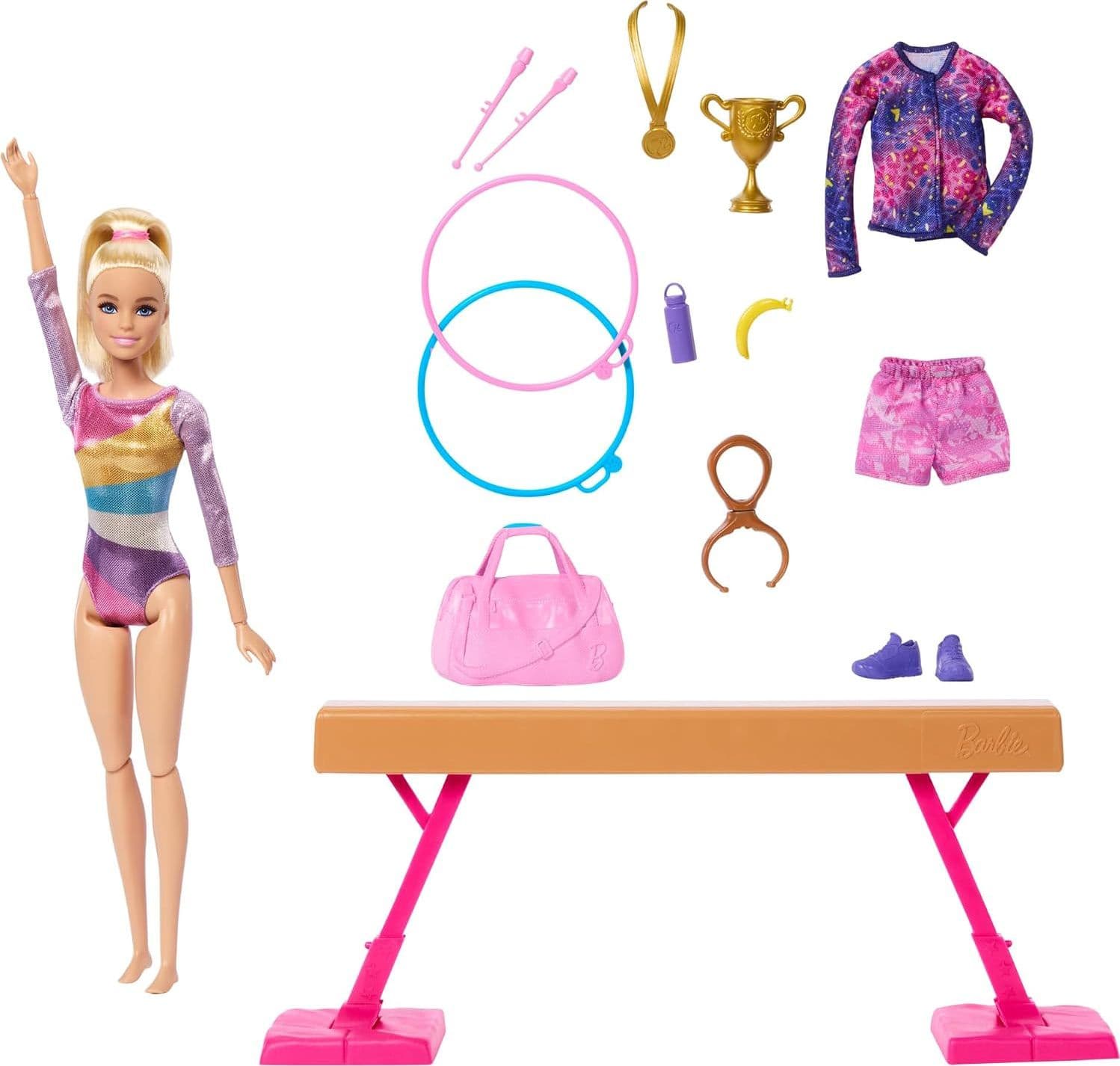 Mattel - Barbie Ginnastica Artistica Playset HRG52 - 2