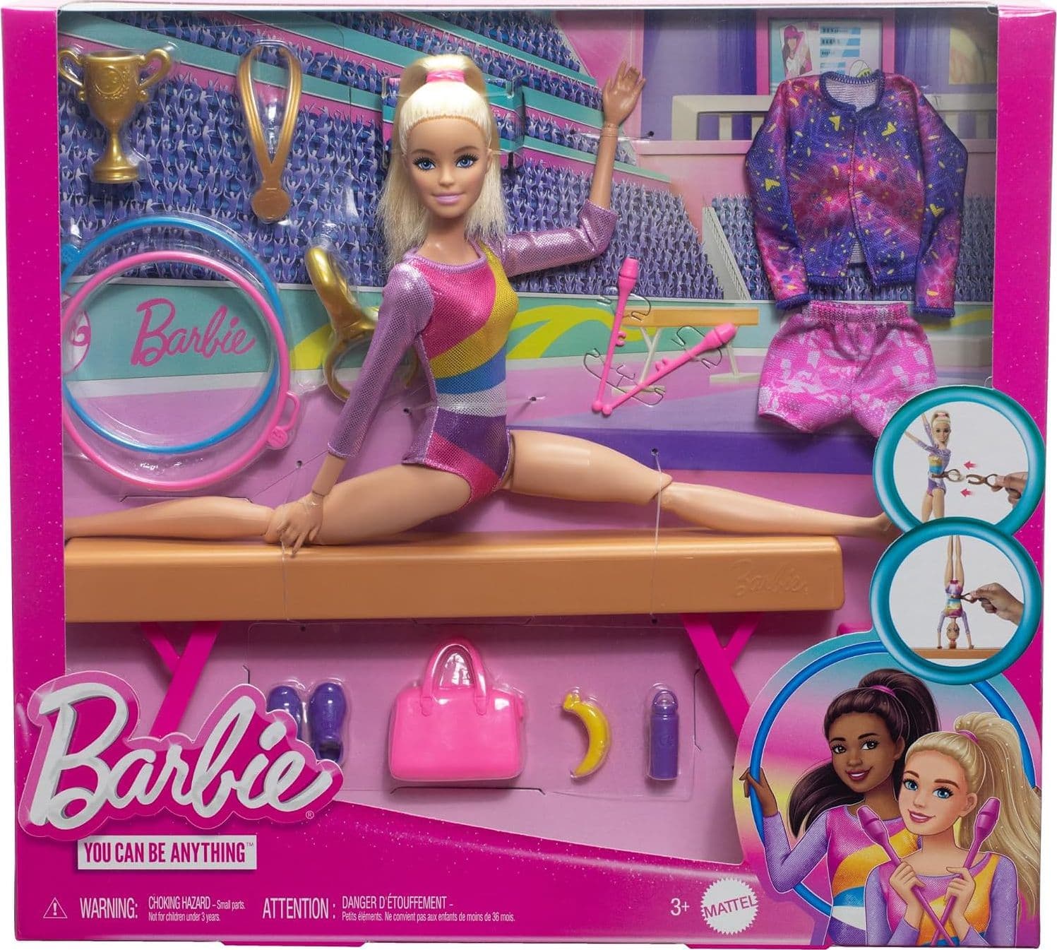 Mattel - Barbie Ginnastica Artistica Playset HRG52 - 6
