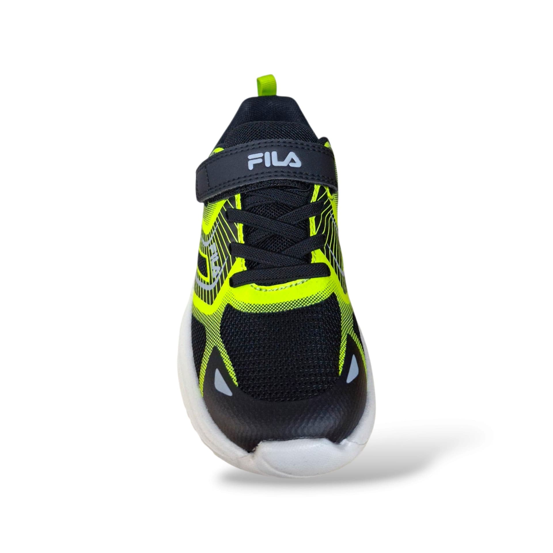 Sneakers FILA Baselock FFK0308 nero-giallo con strappo per bambini e ragazzi - 4