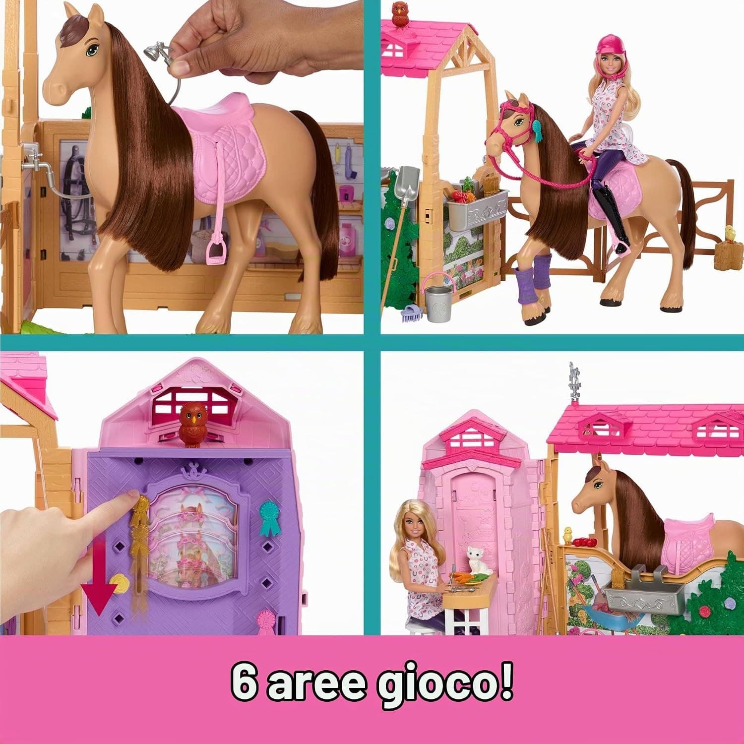 Mattel - Barbie Ranch dei Sogni HXJ44 - 3