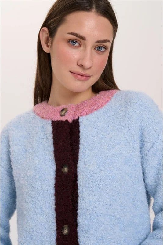 Cardigan 24 Colours con Dettagli a Contrasto - 2