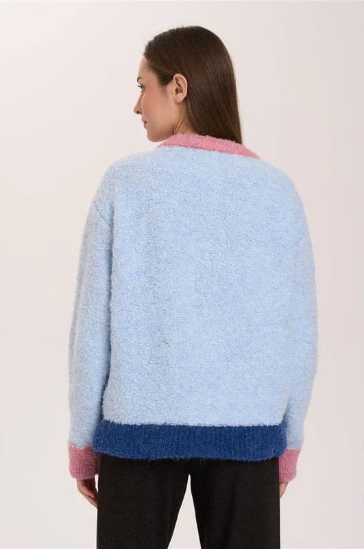 Cardigan 24 Colours con Dettagli a Contrasto - 3