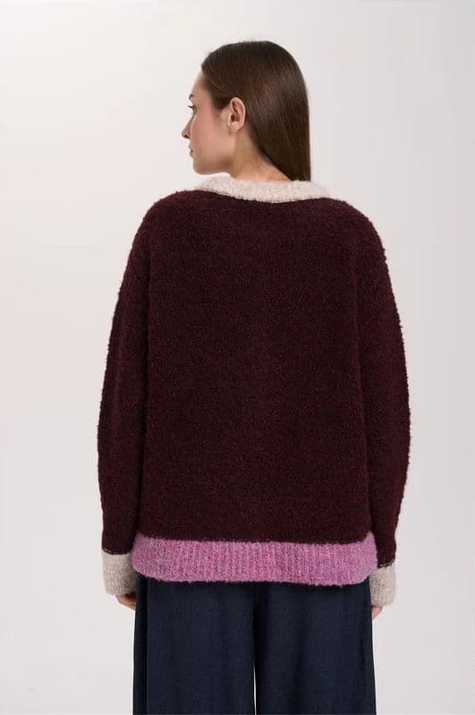 Cardigan 24 Colours con Dettagli a Contrasto - 2
