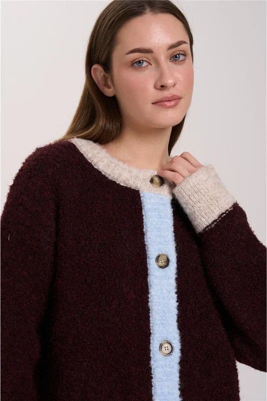 Cardigan 24 Colours con Dettagli a Contrasto - 4