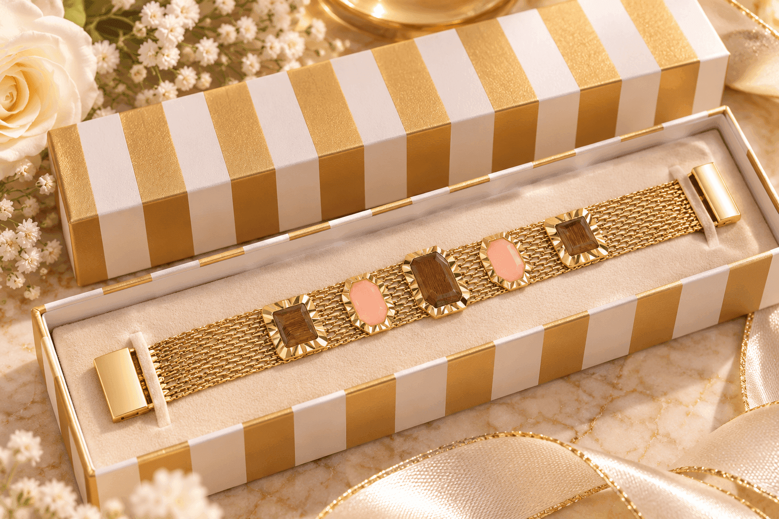 Anartxy - Bracciale Gleam a maglie - 3