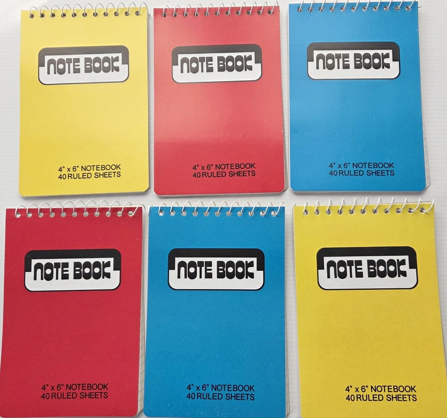 Blocco notes in carta cm 10 x 15 per casa scuola ufficio --pz 6 - 2