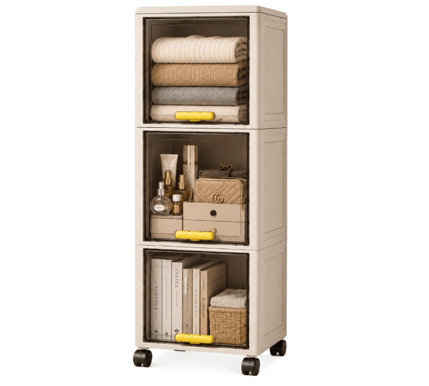 Cartospedia - Mobiletto Bagno Salvaspazio 3 Livelli con Ruote  (20x30x85,5 cm) per Bagno,Cucina e Lavanderia - 8