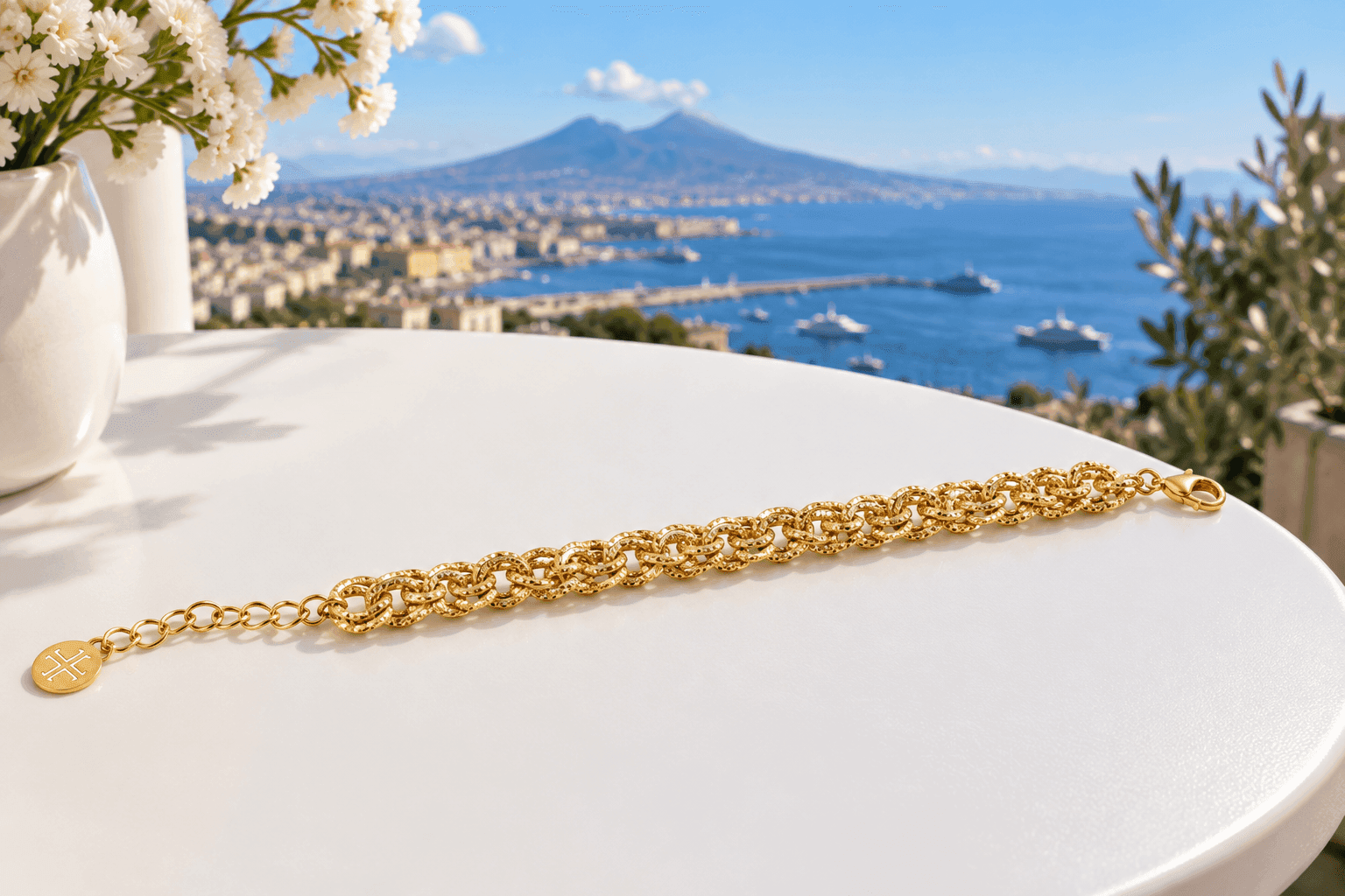 Anartxy - Bracciale a catena texturizzata - 4