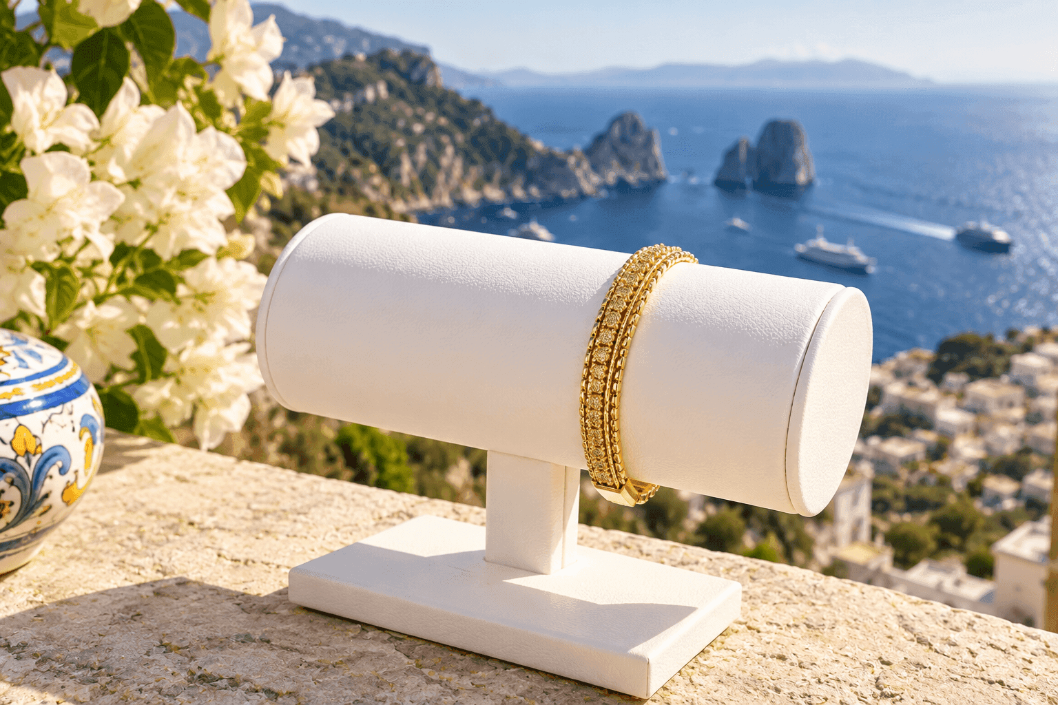 Anartxy - Bracciale a catena snake tubolare - 4