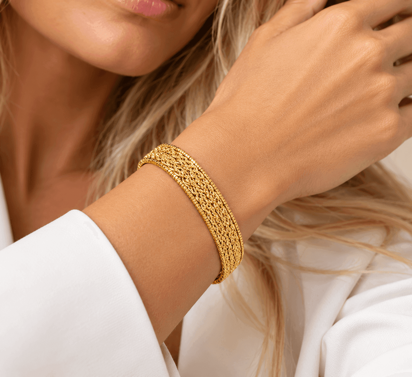 Anartxy - Bracciale multi-catena intrecciato - 2