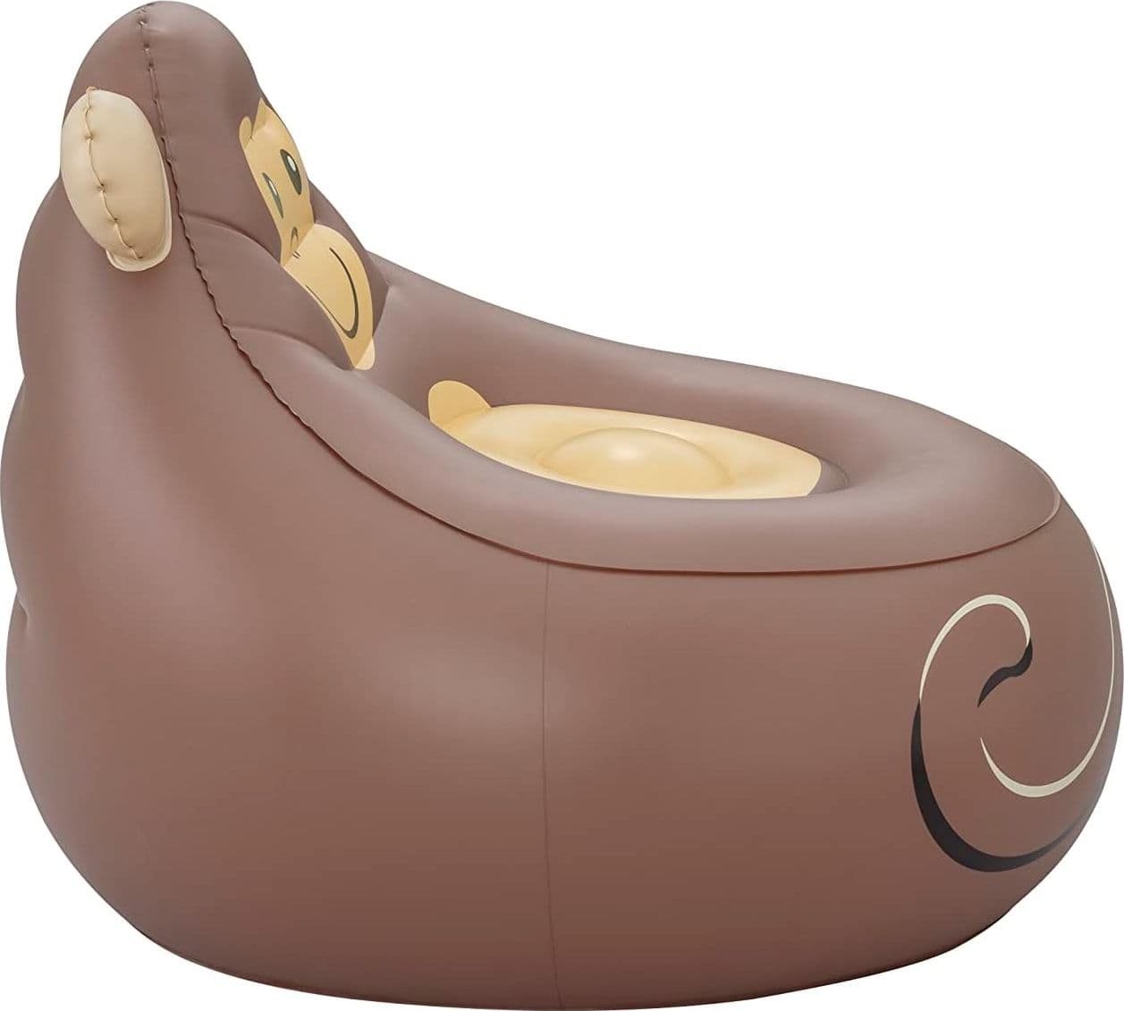 Poltrona Baby Cozy Critters Scimmia 72x72x64 cm Gonfiabile per Bambini - 2