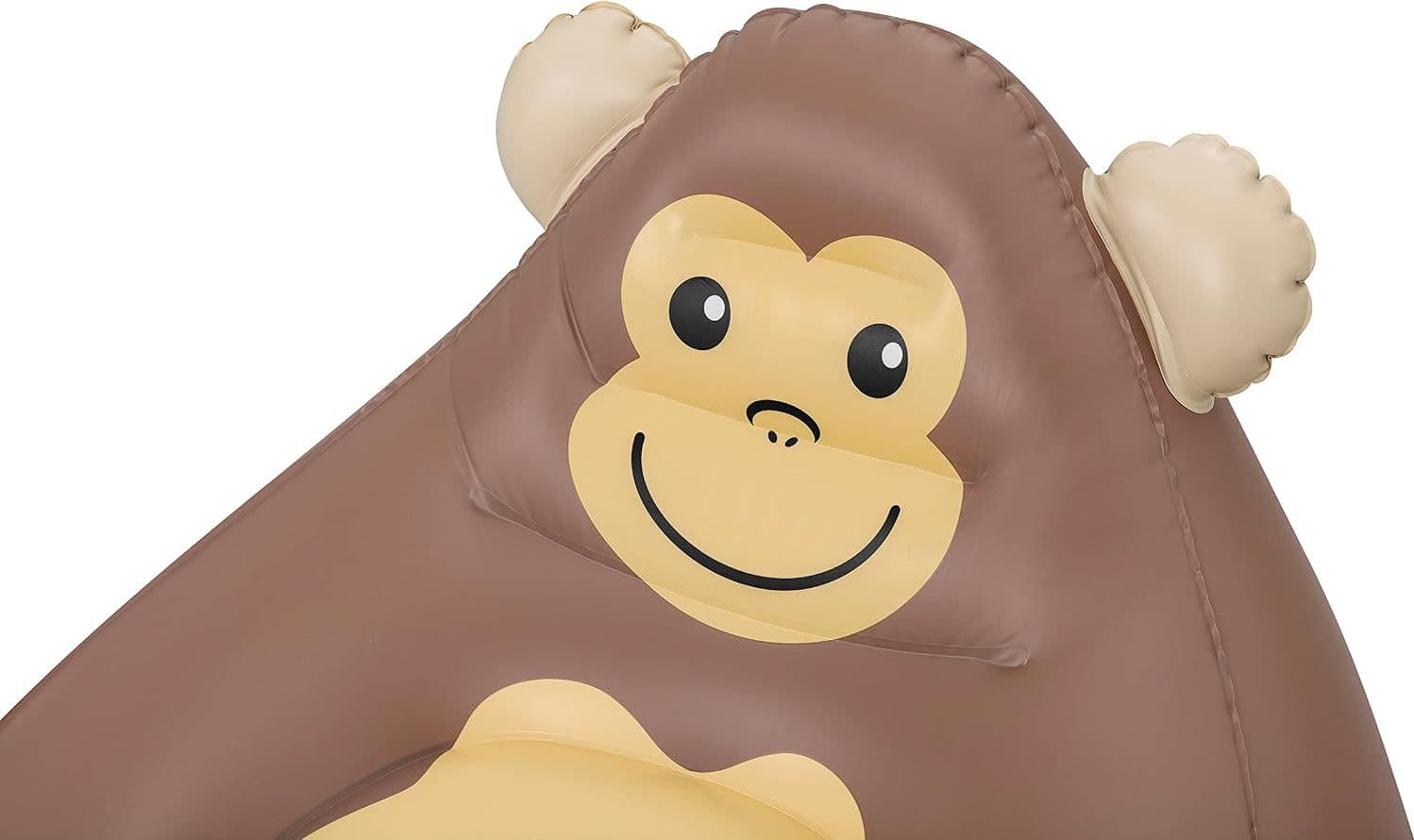 Poltrona Baby Cozy Critters Scimmia 72x72x64 cm Gonfiabile per Bambini - 3