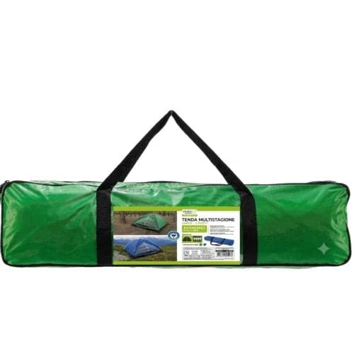 Tenda da Campeggio 4 Posti Blu 240x210x130 cm – Tenda Igloo Familiare per Outdoor - 2