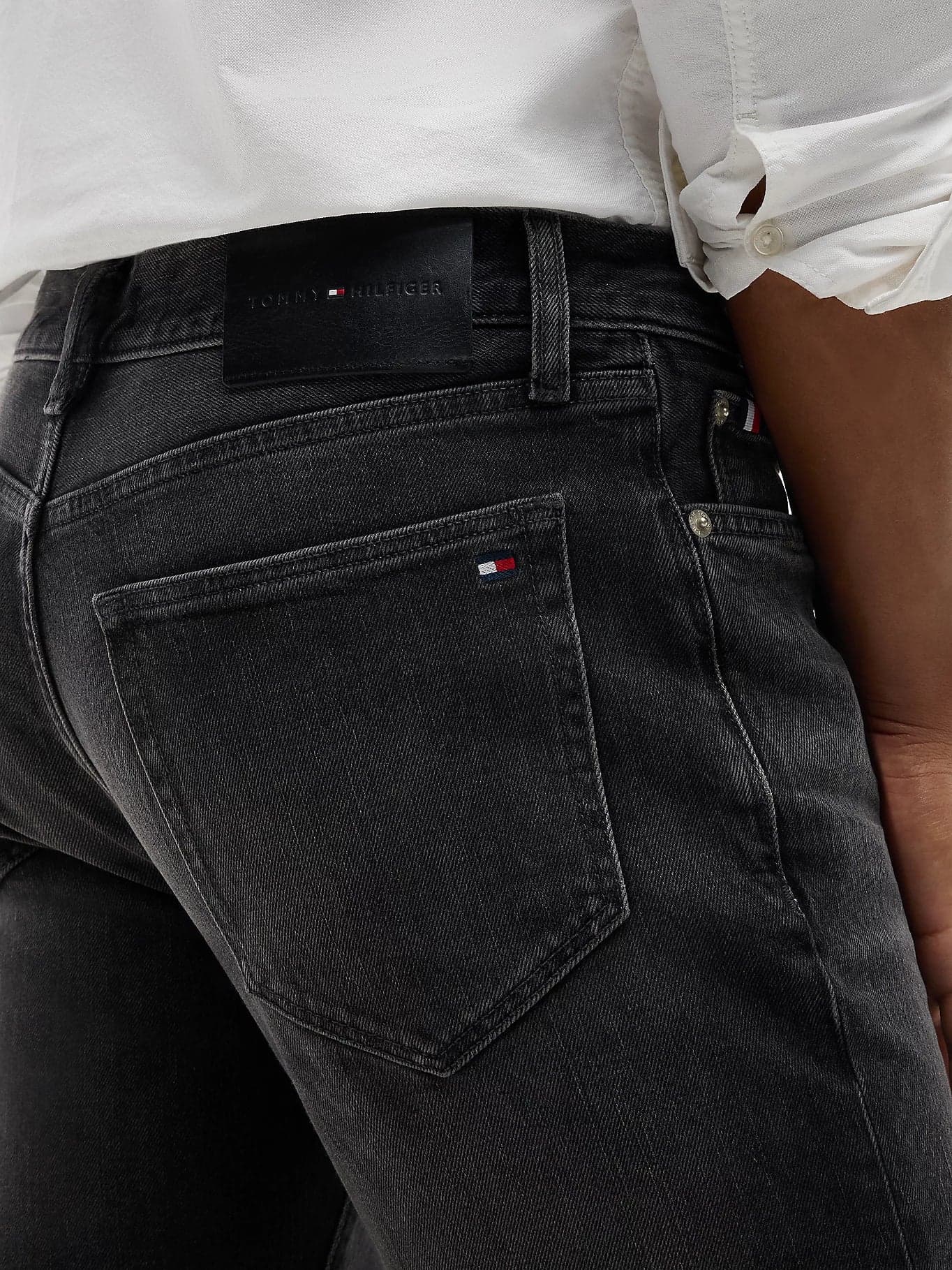 Tommy Hilfiger jeans uomo Denton slim fit straight sbiaditi MW0MW449261B2 - 5