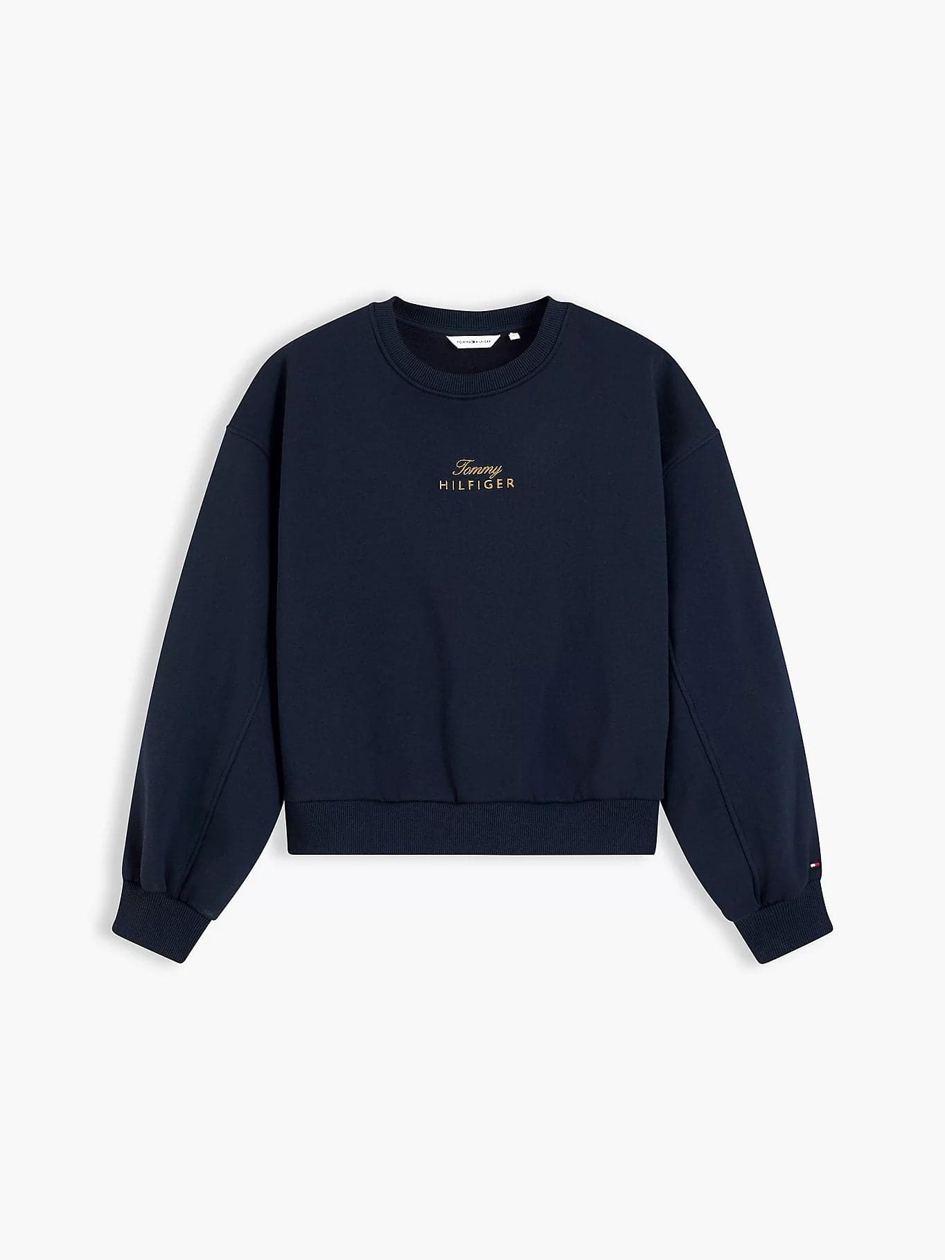 Tommy Hilfiger Maglia donna Pullover relaxed fit con logo ricamato WW0WW51724DW6 - 5