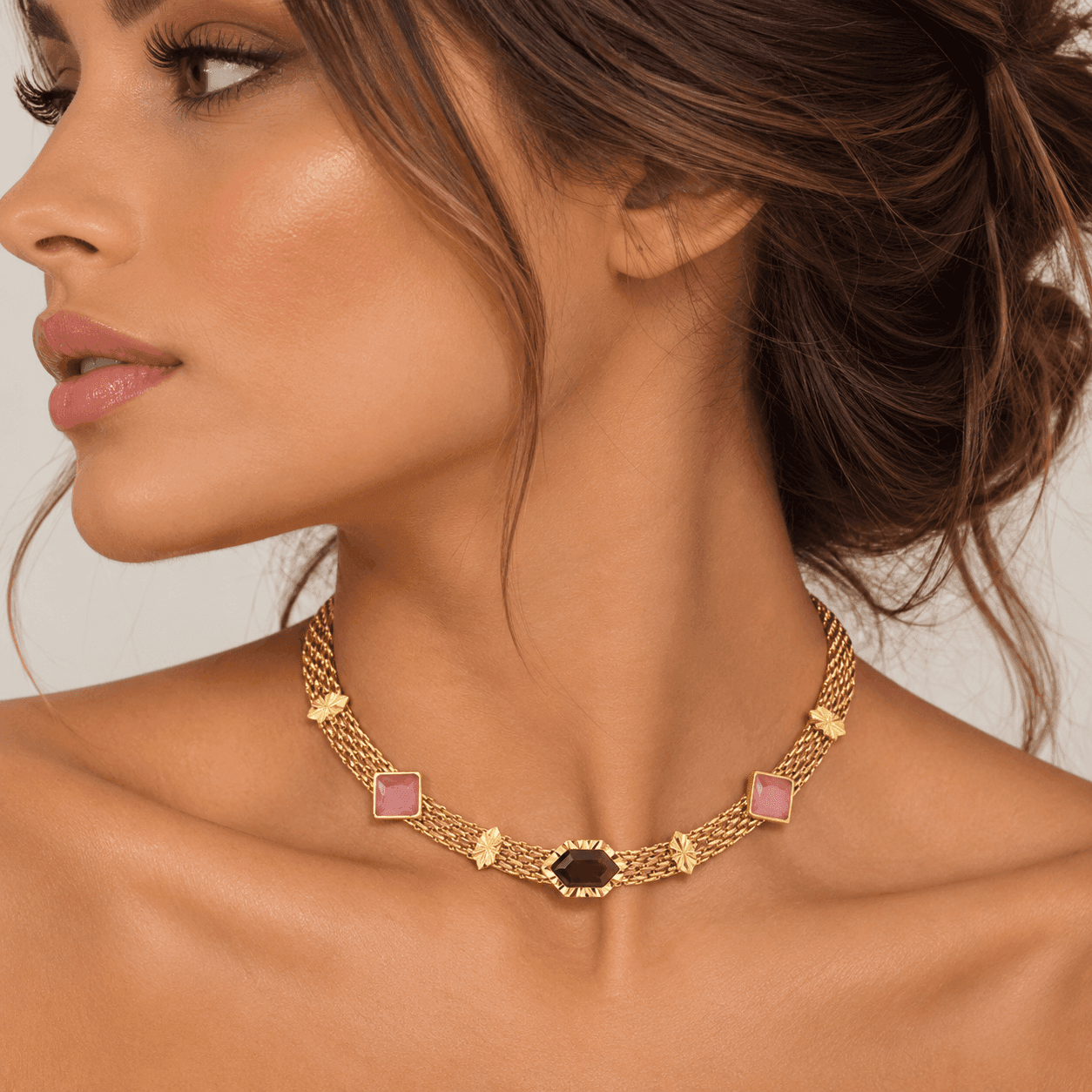 Anartxy -  Collana Gleam a maglie - 2