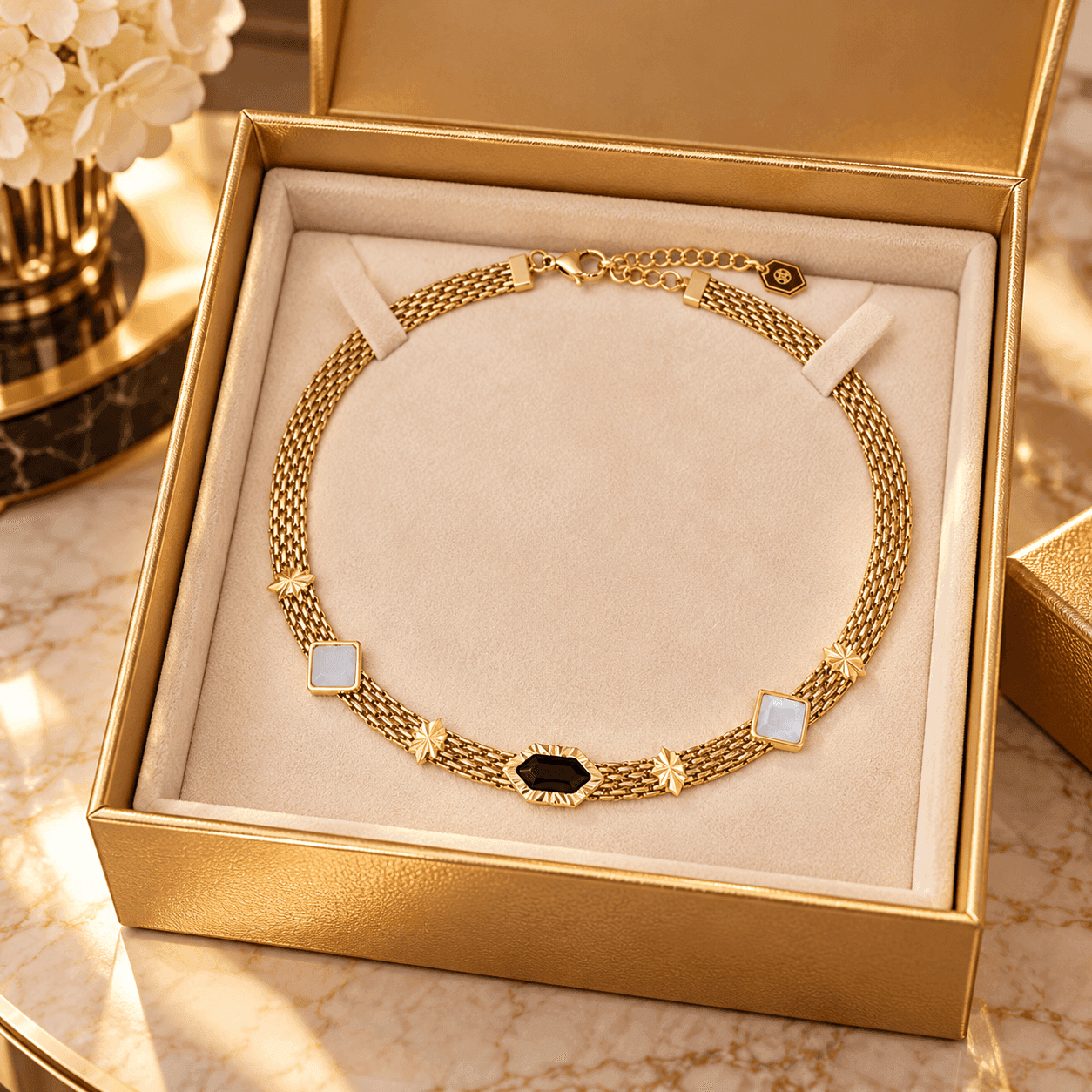 Anartxy -  Collana Gleam a maglie - 3