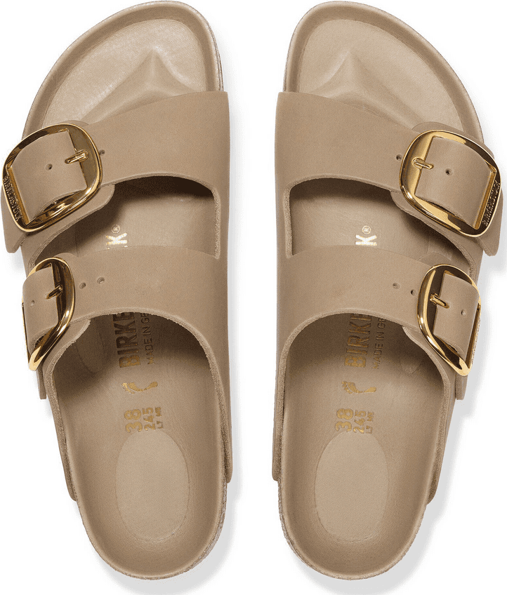 BIRKENSTOCK sandalo arizona big buckle unisex tabacco brown - 2