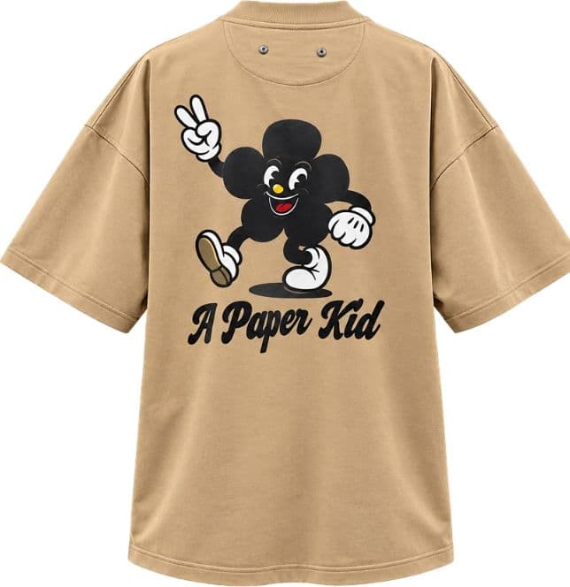 APAPERKID T-SHIRT  CON STAMPA SUL RETRO - 2