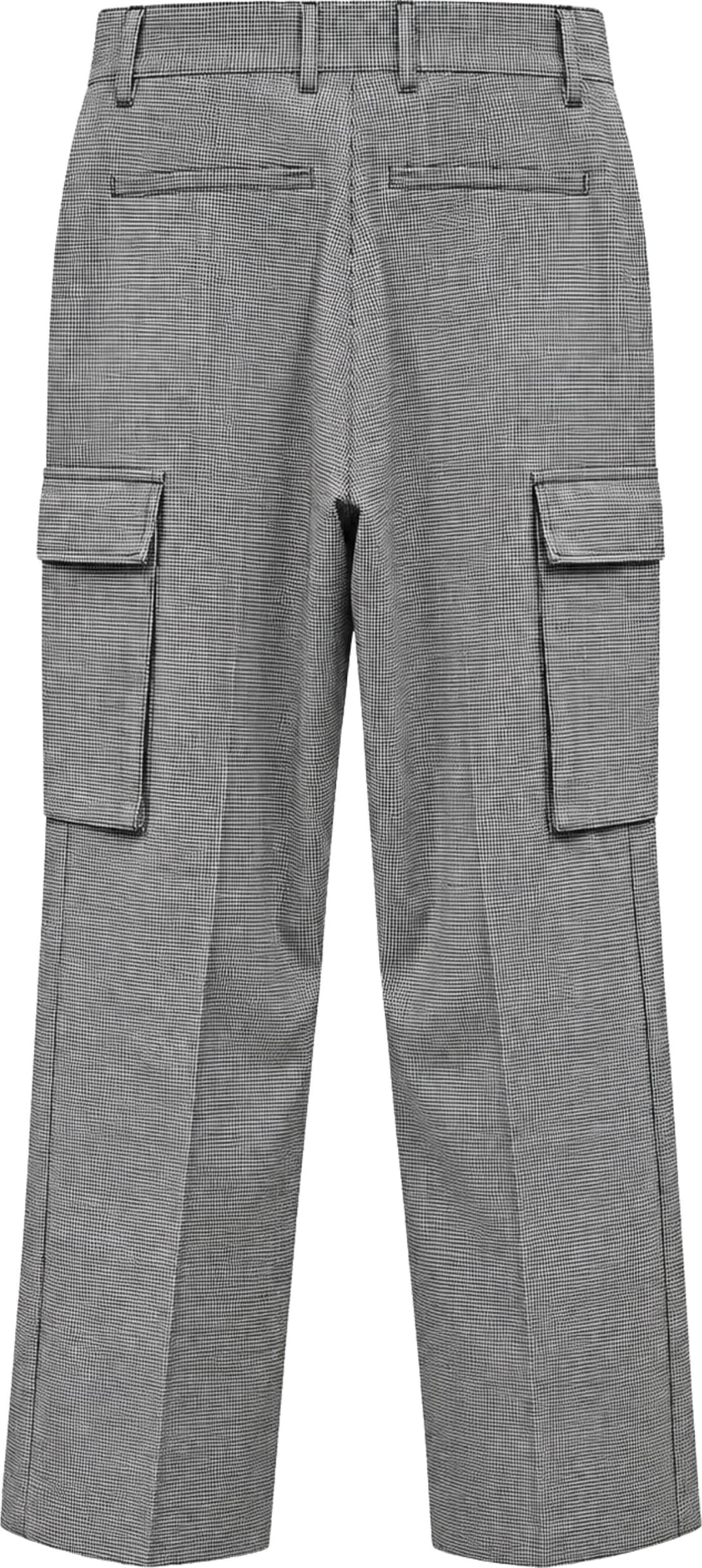 APAPERKID PANTALONE CON TASCONE  IN PIED DE POULE - 2
