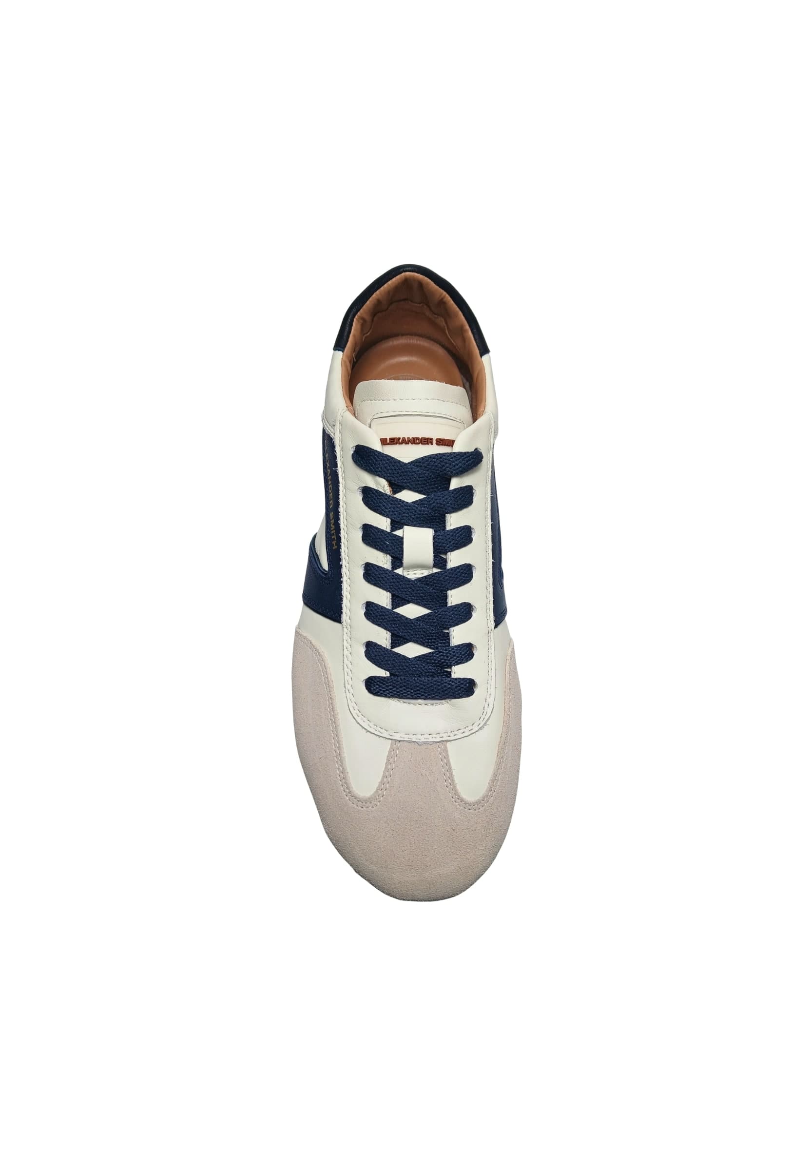 ALEXANDER SMITH TMM_3373_WBN Alexander Smith Uomo Pelle Bianco - 3