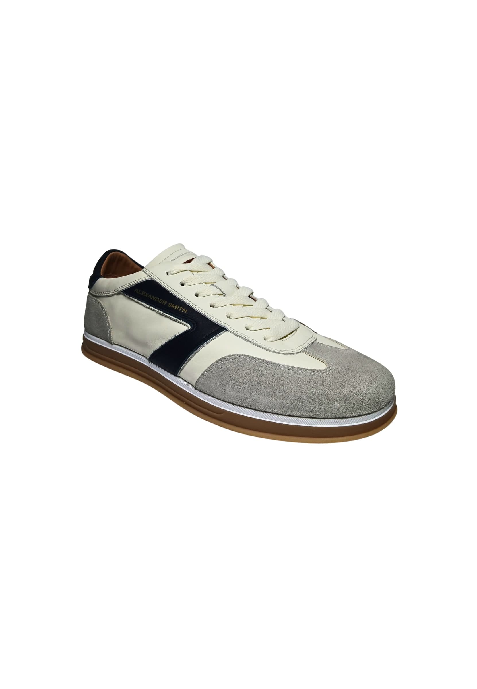 ALEXANDER SMITH TMM_3351_WBK Alexander Smith Uomo Pelle Bianco - 2