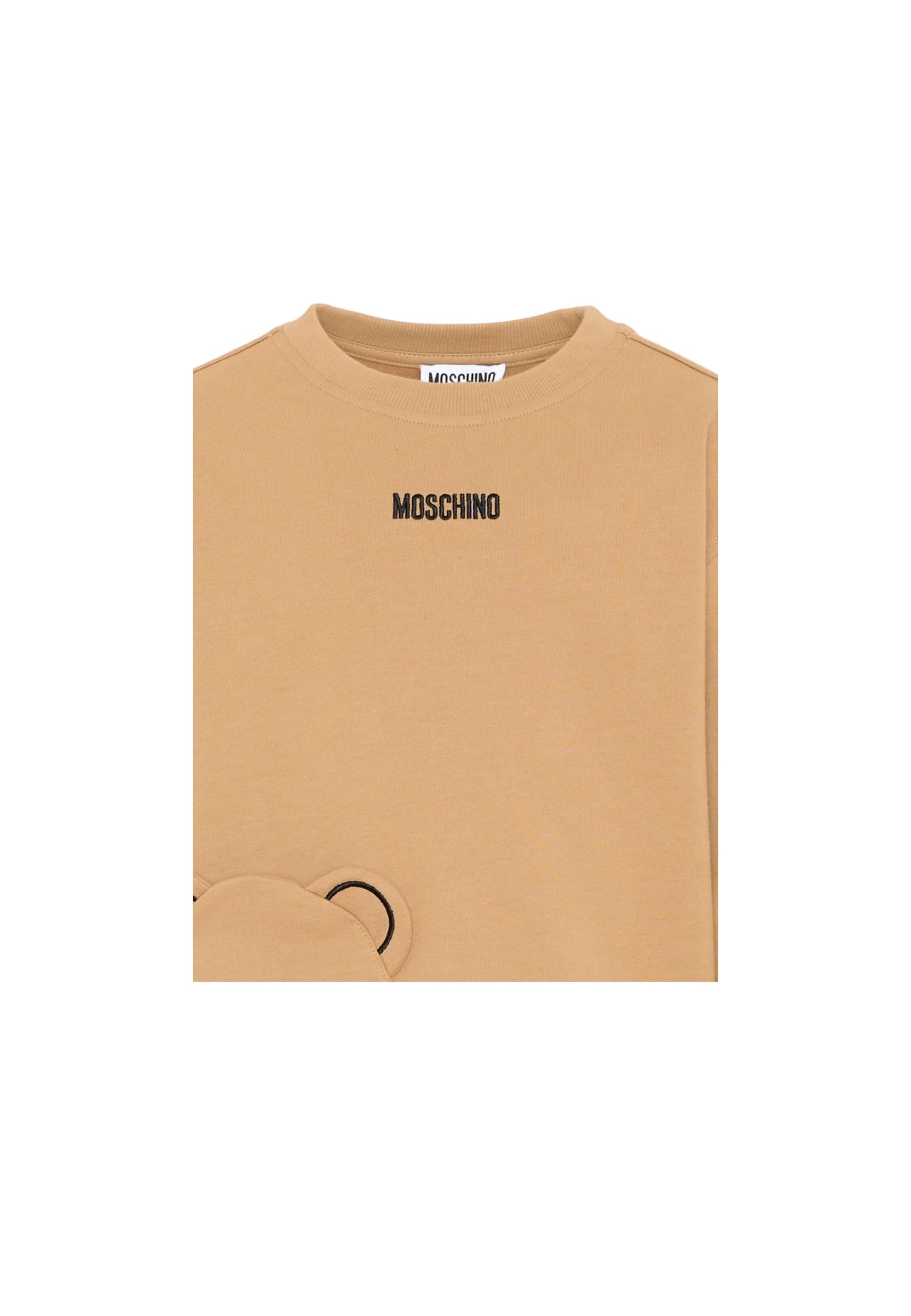moschino Felpa Bambino unisex Moschino HMF095_BEIGE - 3