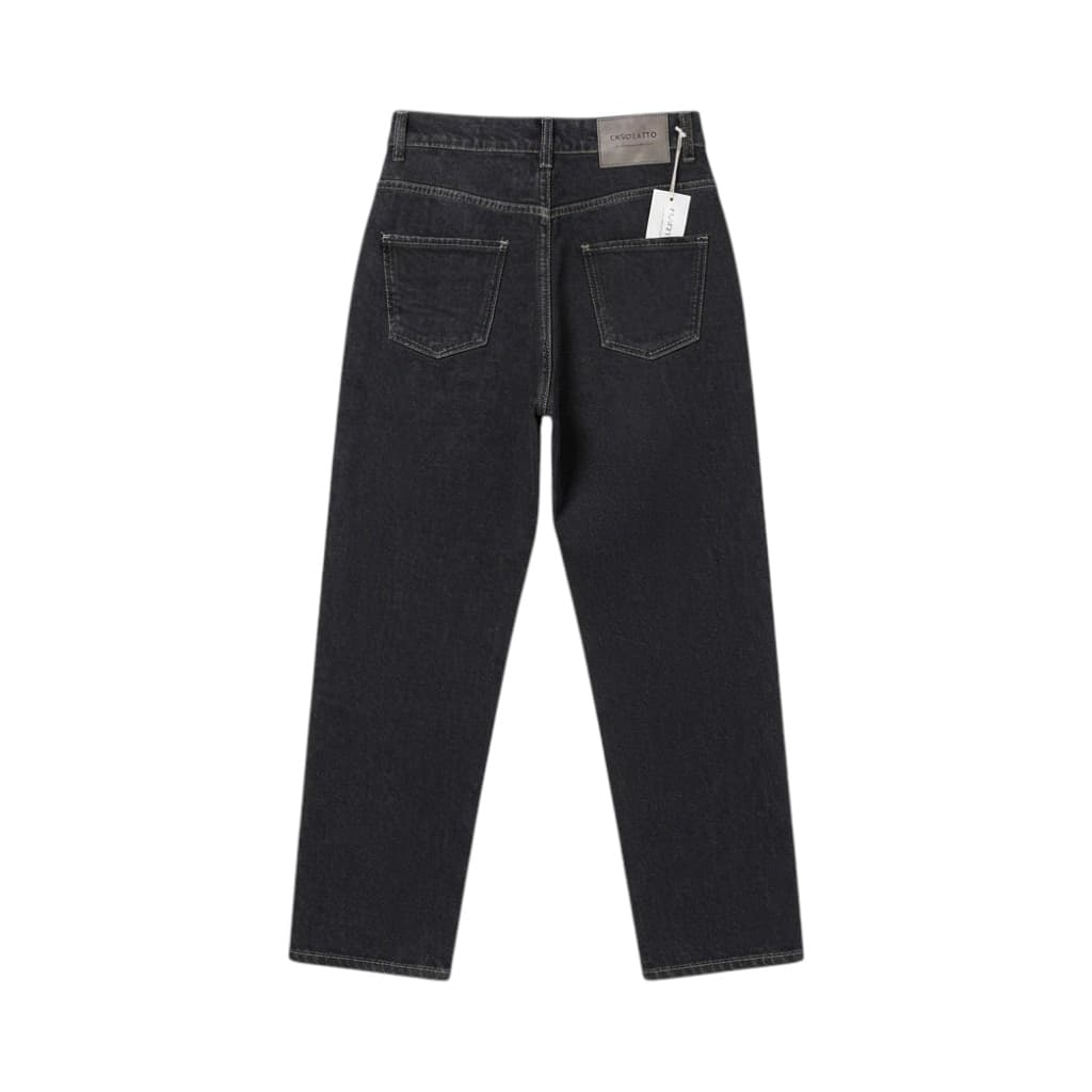 PUROTATTO Purotatto Jeans Donna in Denim Nero - 2