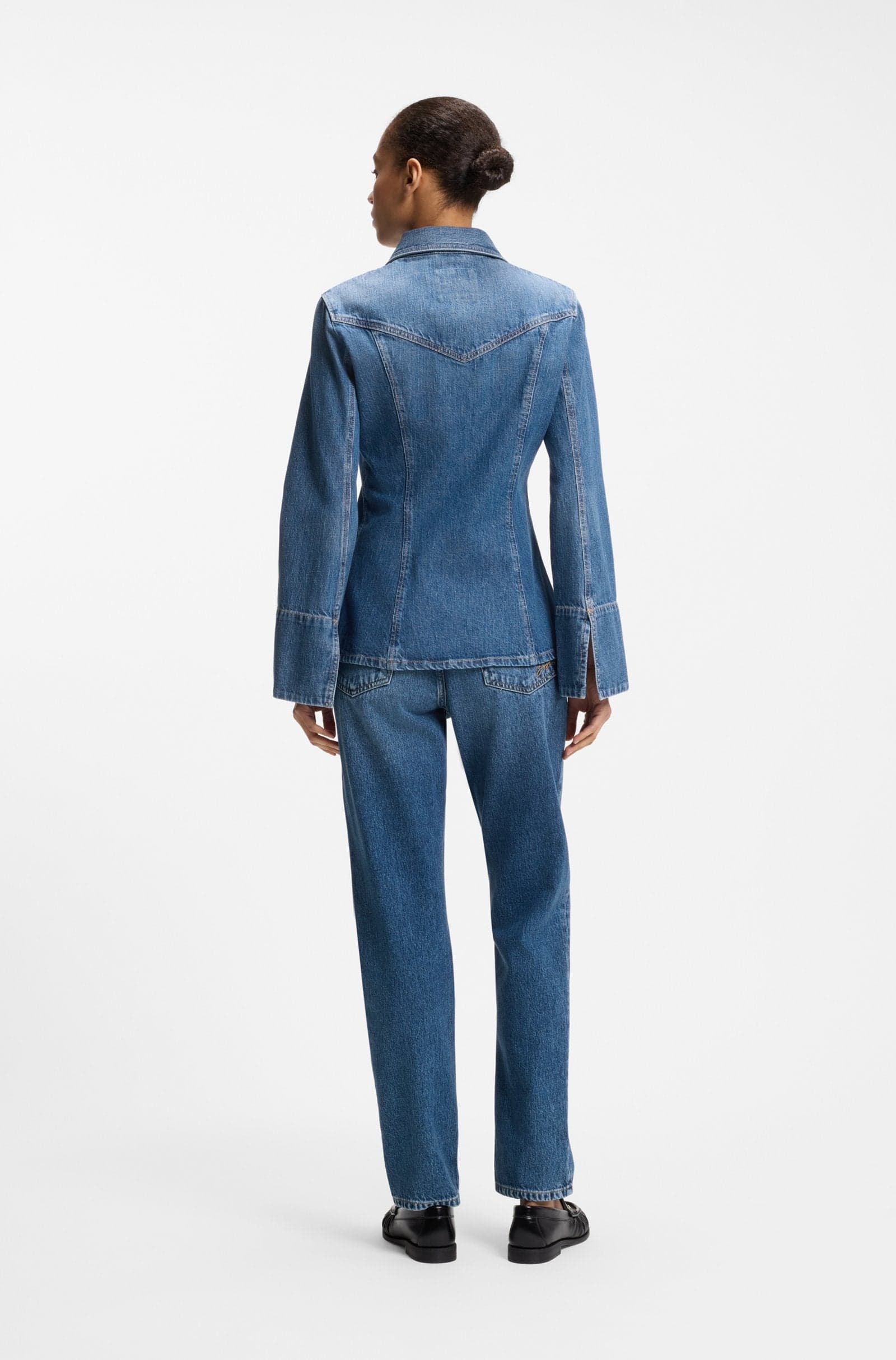 BOSS  Camicia in denim C_SLIM SHIRT 10280117 01 - 3