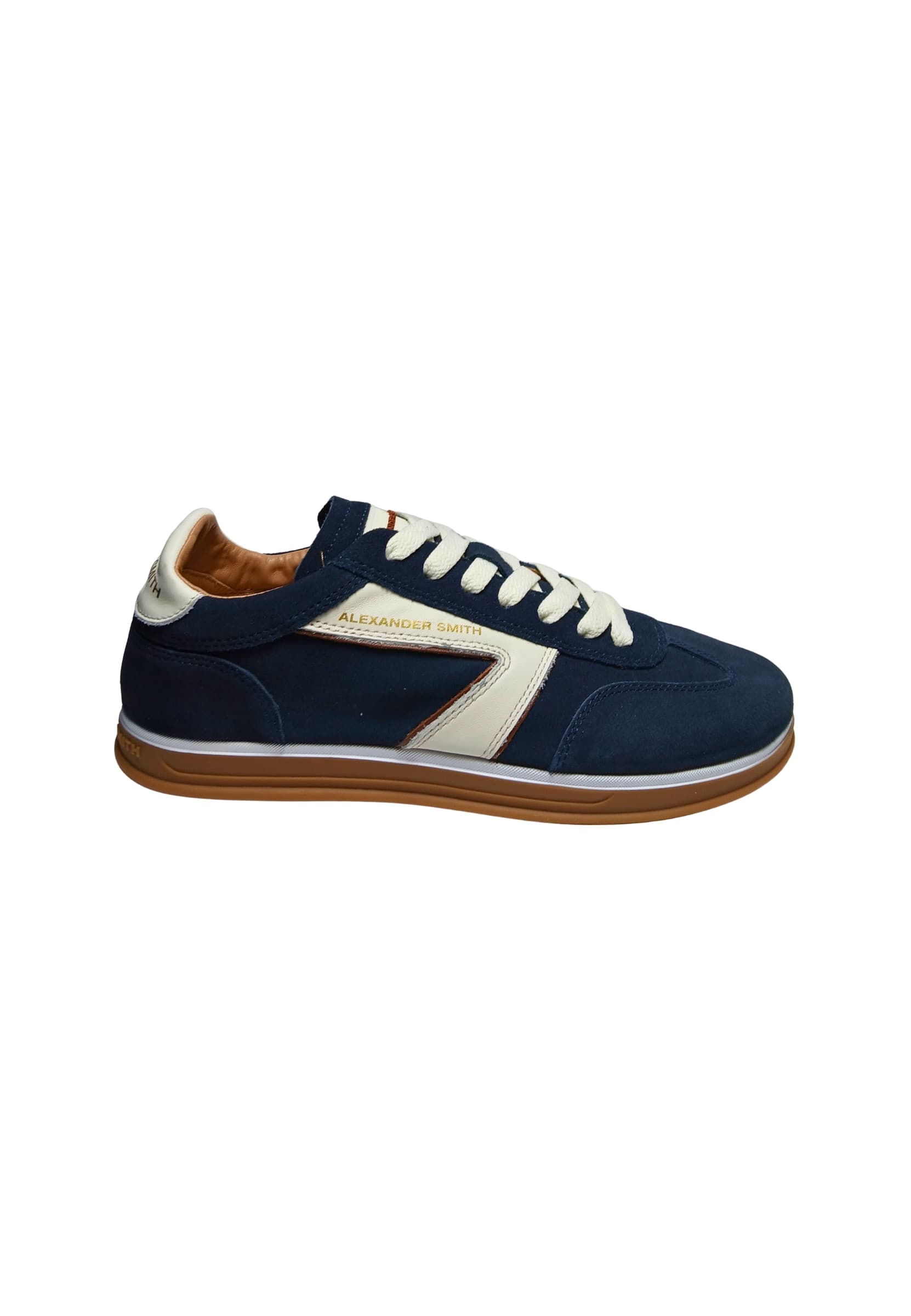 ALEXANDER SMITH TMM_3350_BDF Alexander Smith Uomo Camoscio Blu – BLUE