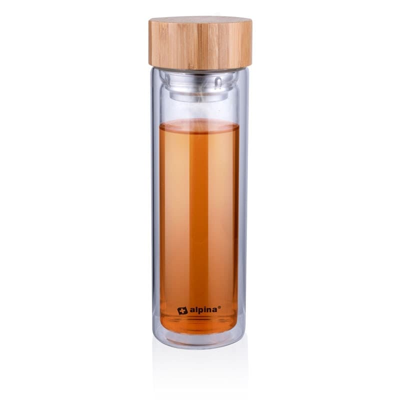 Alpina - Thermal glass bottle (double wall) 450 ml - 3