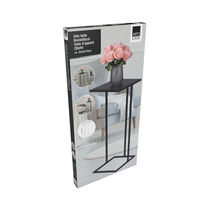 Arti Casa - Side table, helper (Black) - 12