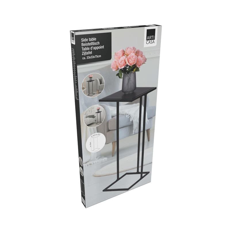 Arti Casa - Side table, helper (Black) - 6