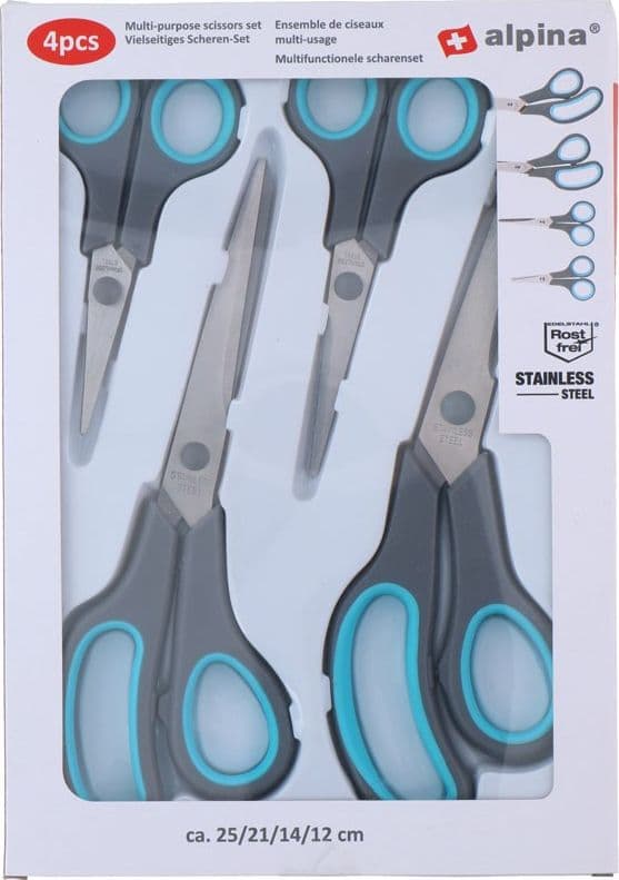 Alpina - set of scissors 4 pcs. - 2