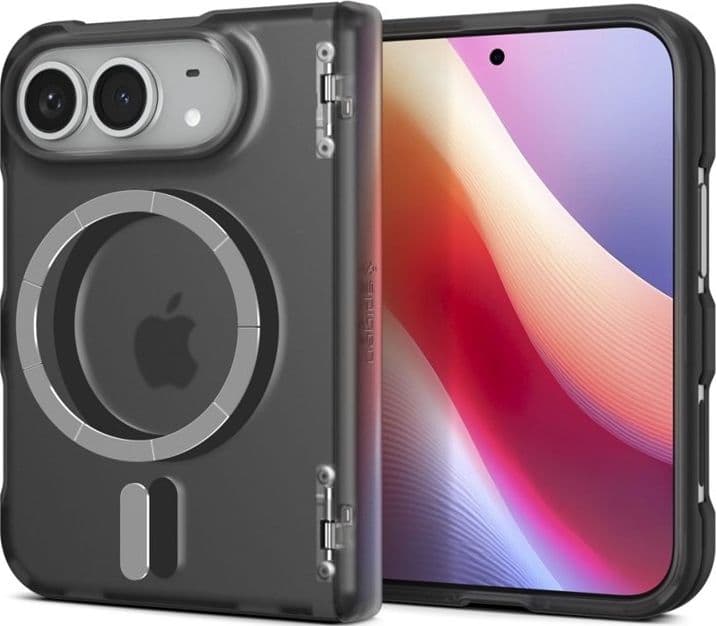 Spigen Ultra Hybrid Pro MagSafe - Custodia doppia per iPhone (Nero ghiaccio) - 2
