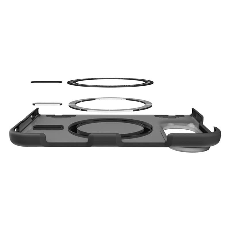 Spigen Ultra Hybrid Pro MagSafe - Custodia doppia per iPhone (Nero ghiaccio) - 6
