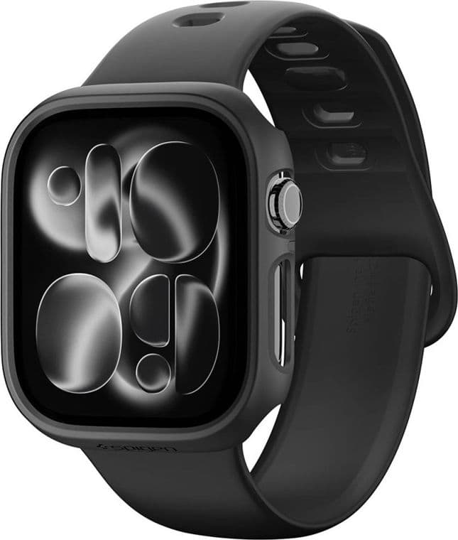 Spigen Thin Fit - Custodia per Apple Watch 12 42mm (Nero) - 4