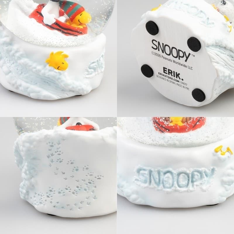 Snoopy - Globo di neve in vetro in confezione regalo - 3