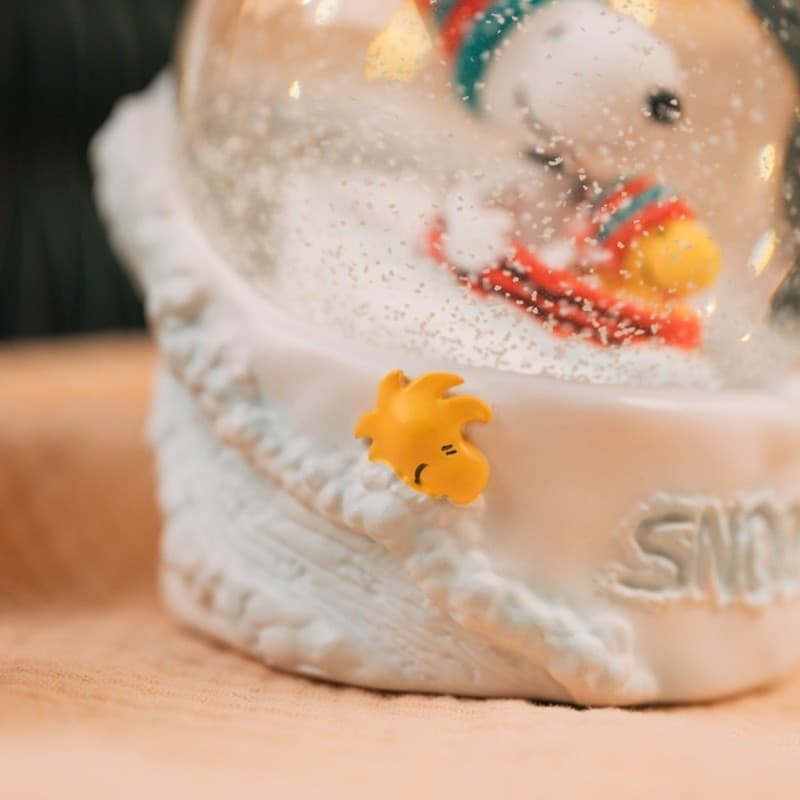 Snoopy - Globo di neve in vetro in confezione regalo - 5