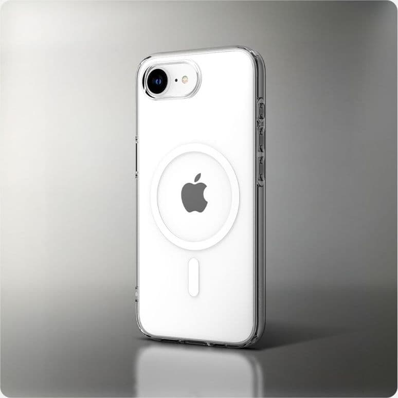 Spigen Liquid Crystal Mag MagSafe - Custodia per iPhone 17e / 16e (trasparente) - 10